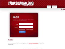 Tablet Screenshot of my.puregaming.org